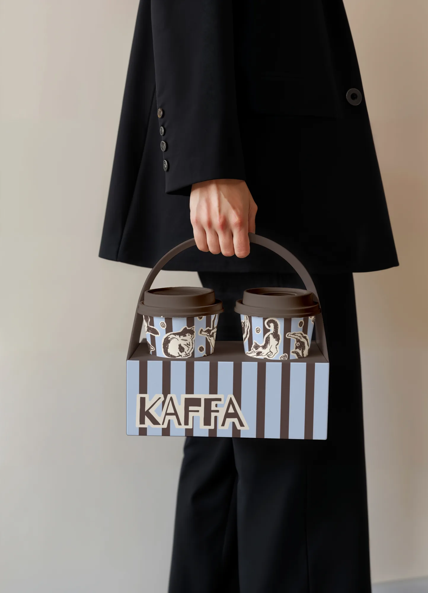 Nosidełko z kubkami Kaffa
