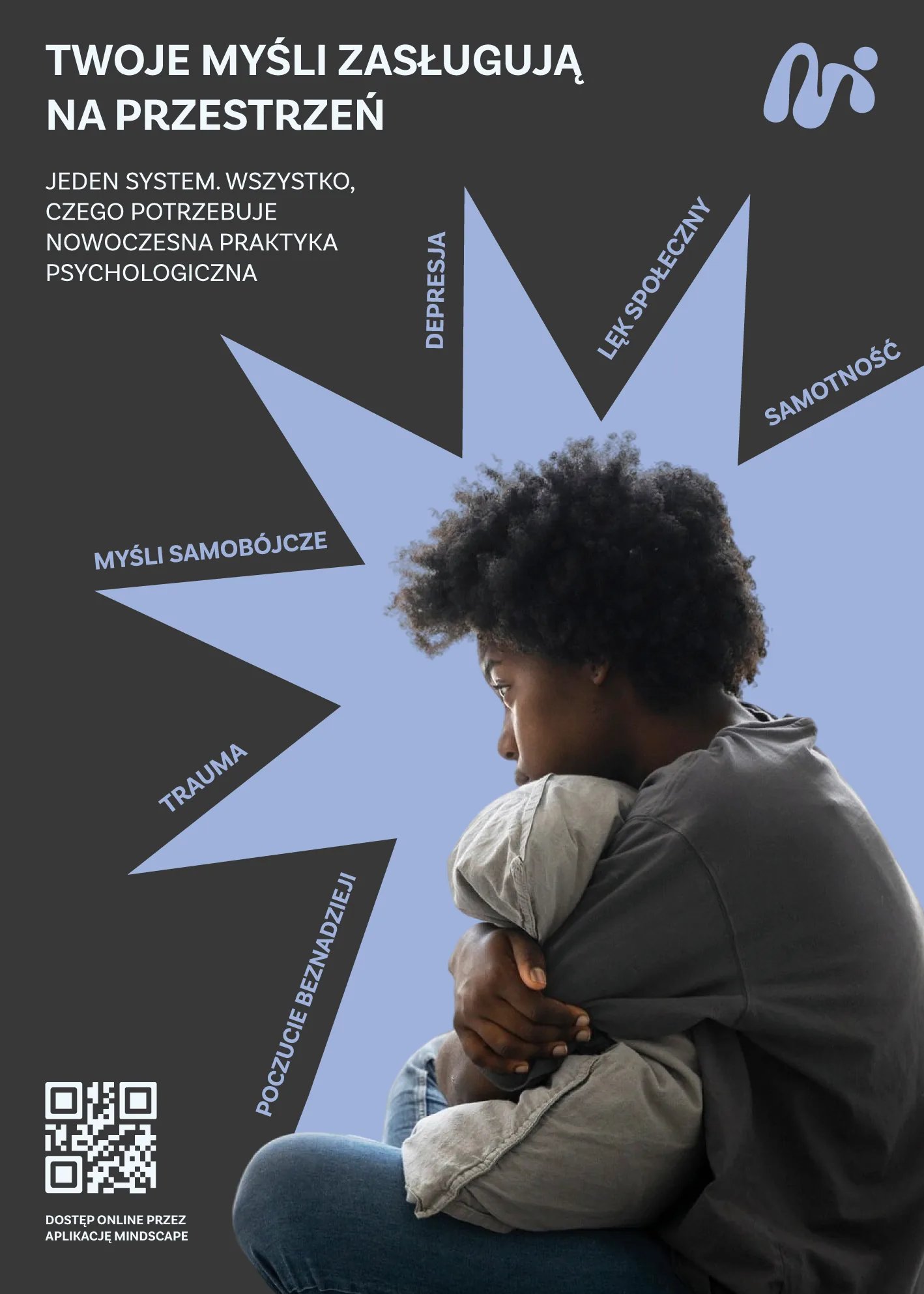 Plakat Mindscape — twoje myśli zasługują na przestrzeń