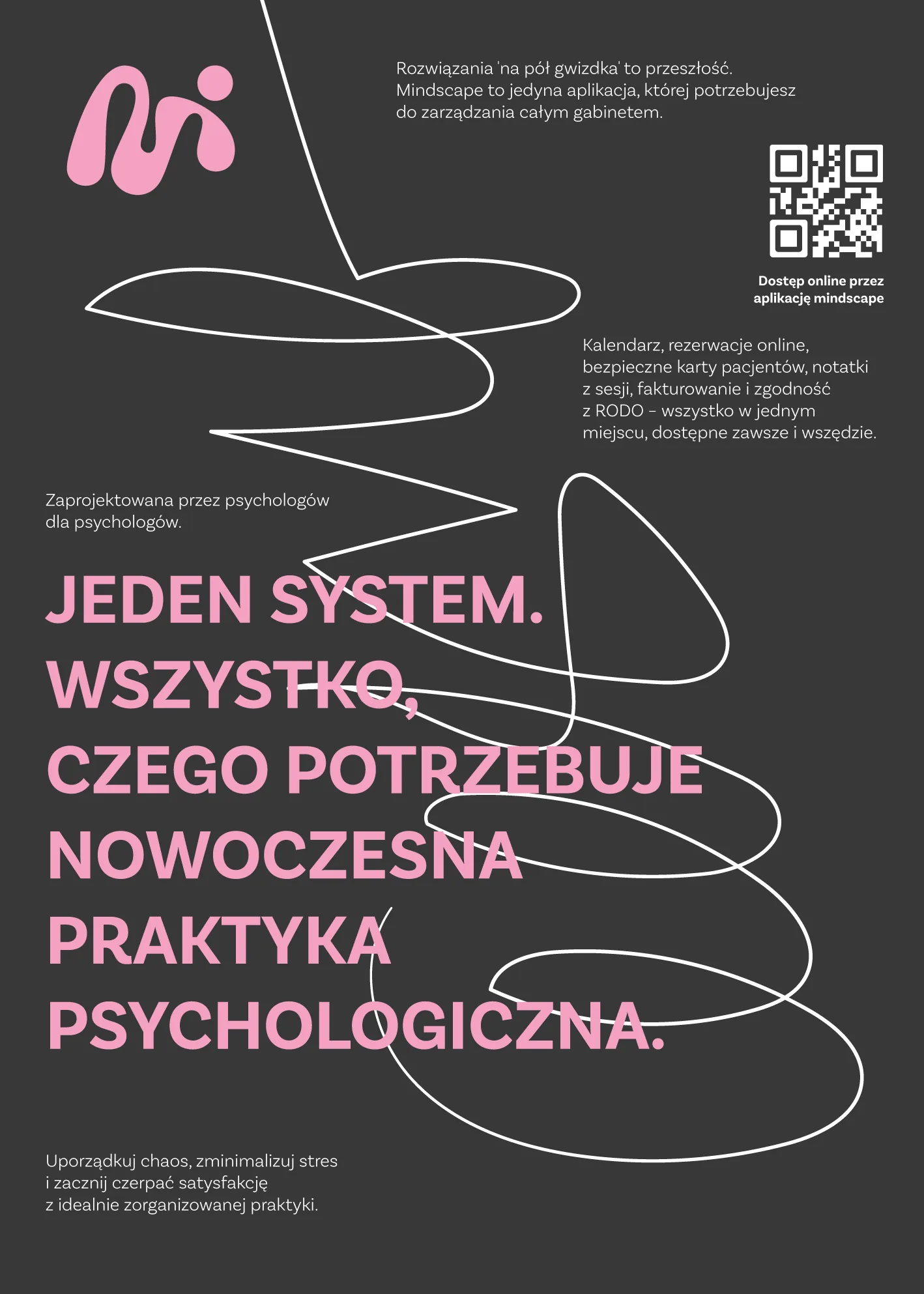 Plakat Mindscape — uwolnij swój czas