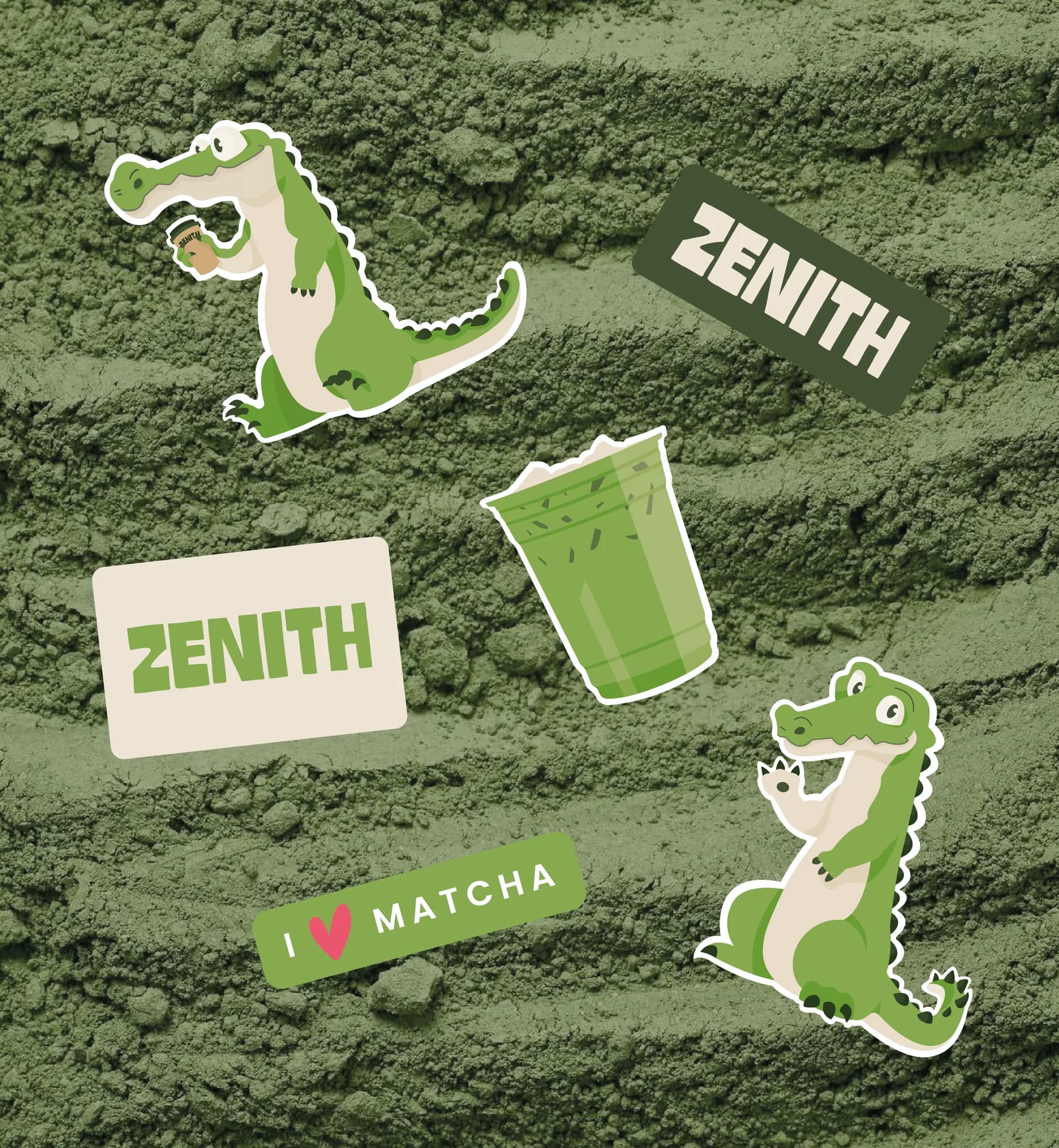 Naklejki Zenith na sypkiej matchy