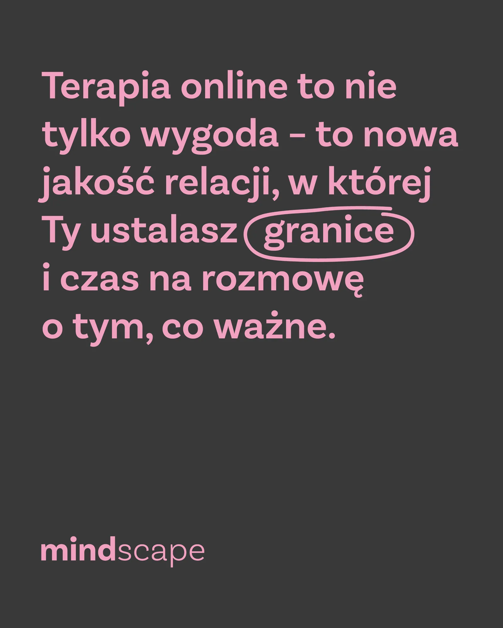 Post Mindscape: terapia online to nowa jakość relacji